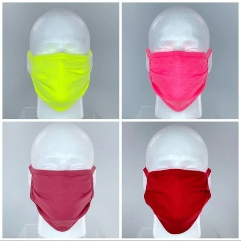 WASHABLE POLY & COTTON MASK New In Package • 27 P